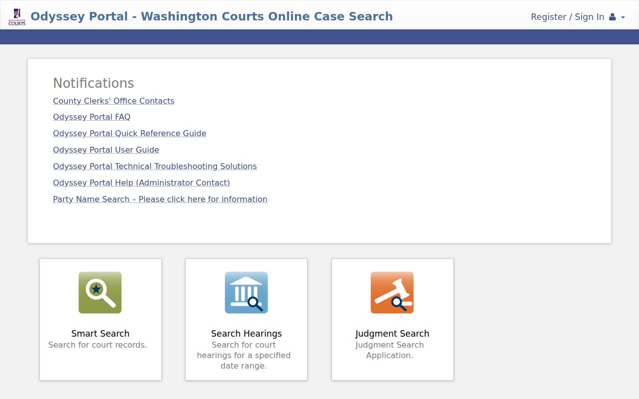 Mukilteo residents directory Odyssey court lookup